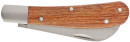 Нож PALISAD 79003  садовый 173мм складной прямое лезвие дерев.ручка3