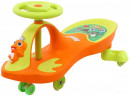 Машинка детская с полиуретановыми колесами «БИБИКАР-ЛЯГУШОНОК» оранжевый 
Frog Bibicar, orange