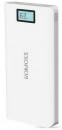 Универсальный внешний аккумулятор для цифровой техники ROMOSS Solo 6 Plus на 16000mAh (59Wh) USB 5V 2.1А / 1A. Белый.