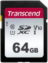 Флеш-накопитель Transcend Карта памяти Transcend 64GB UHS-I U3 SD card TS64GSDC300S