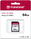 Флеш-накопитель Transcend Карта памяти Transcend 64GB UHS-I U3 SD card TS64GSDC300S2