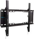 Кронштейн Kromax IDEAL-101 black, для LED/LCD TV 32"-90", max 40 кг, настенный, 0 ст свободы, от стены 30 мм, max VESA 600x400 мм