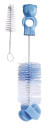 Ершик для мытья бутылочек и сосок с губкой Canpol арт. 2/410, цвет голубой
