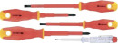Набор отверток СИБРТЕХ 12937  диэлектрических до 1000в тестер crv двухкомпонентные рукоятки (5шт.)