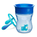 Чашка-поильник Chicco Perfect Cup (носик 360), 12 мес.+, 266 мл, цвет голубой3