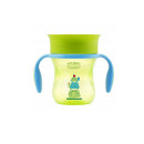 Чашка-поильник Chicco Perfect Cup (носик 360), 12 мес.+, 266 мл, цвет зеленый, рисунок черепашка