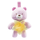 Интерактивная игрушка Chicco Медвежонок с рождения розовый