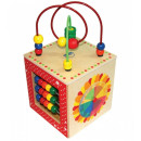 Развивающая деревянная игрушка Hape лабиринт  "Активный куб"2