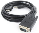 Кабель HDMI 3м Cablexpert A-HDMI-VGA-03-10 круглый черный2