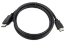 Кабель DisplayPort 10м Cablexpert CC-DP-HDMI-10M круглый черный