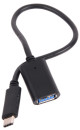 Переходник Type-C USB 3.0 0.2м VCOM Telecom CU409 круглый черный2