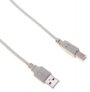 Кабель Buro BHP RET USB_BM18 USB A(m) USB B(m) 1.8м серый блистер3