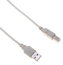 Кабель Buro BHP RET USB_BM30 USB A(m) USB B(m) 3м серый блистер2