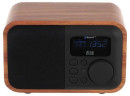 Радиоприемник MAX MR-332 Bluetooth, FM радио, MP3/WMA с USB/microSD,Li-ion аккумулятор, Время работы более 8 часов, цвет Brown Wood/Black