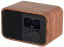 Радиоприемник MAX MR-332 Bluetooth, FM радио, MP3/WMA с USB/microSD,Li-ion аккумулятор, Время работы более 8 часов, цвет Brown Wood/Black2
