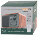 Радиоприемник MAX MR-332 Bluetooth, FM радио, MP3/WMA с USB/microSD,Li-ion аккумулятор, Время работы более 8 часов, цвет Brown Wood/Black4