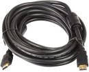 Кабель HDMI 7.5м VCOM Telecom TCG200F-7.5M круглый черный