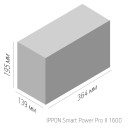 ИБП Ippon Smart Power Pro II 1600 1600VA (уценка, б/у, некомплект - нет батарей)4
