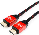 Кабель HDMI 10м Cablexpert CC-G-HDMI02 круглый черный/красный2