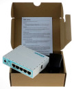 Wi-Fi роутер MikroTik RB750GR3 4xLAN USB PoE LAN белый