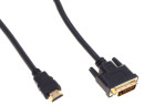 Кабель аудио-видео Buro HDMI (m)/DVI-D (Dual Link) (m) 1.8м. Позолоченные контакты черный (BHP RET HDMI_DVI18)3