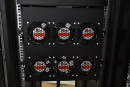ЦМО Модуль вентиляторный 19" 1U, 6 вентиляторов, регул. глубина 390-750 мм  с контроллером, черный R-FAN-6K-1U-90055