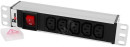 ЦМО Блок розеток Rem-10 без шнура с выкл., 5 IEC 60320 C13, вход IEC 60320 C14, 10A, алюм., 10" (R-10-5C13-V-220-Z)