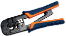 ITK TM1-B11H Инструмент обжим для RJ-45,12,11 с  x рап. ме x . сине-оранж