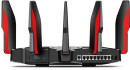Беспроводной маршрутизатор TP-LINK Archer C5400X 802.11abgnac 2167Mbps 2.4 ГГц 5 ГГц 8xLAN USB черный красный3