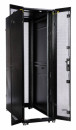 ЦМО! Шкаф серверный ПРОФ напольный 48U (600x1200) дверь перфорированная 2 шт., цвет черный, в сборе (ШТК-СП-48.6.12-44АА-9005)6