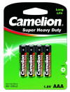 Батарейки Camelion R03P-BP4G AAA 4 шт
