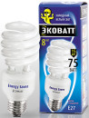 Лампа энергосберегающая ECOWATT SP 15W 840 E27 холодный белый свет  витая, люминисцентная 46*127мм