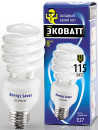 Лампа энергосберегающая ECOWATT SP 23W 840 E27 холодный белый свет  витая, люминисцентная 53*145мм