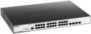 D-Link DGS-3000-28XMP/B1A Управляемый коммутатор 2 уровня с 24 портами 10/100/1000Base-T и 4 портами 10GBase-X SFP+ (24 порта с поддержкой PoE 802.3af/802.3at (30 Вт), PoE-бюджет 370 Вт)2