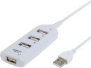Разветвитель USB 2.0 REXANT 18-4105-1 4 x USB 2.0 белый