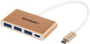 Разветвитель USB 3.1 REXANT 18-4141 1 х USB 2.0 2 х USB 3.0 1 x USB 3.1 золотой2
