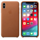 iPhone XS Max Leather Case - Saddle Brown2