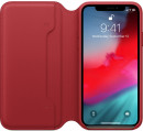 Чехол-книжка Apple Leather Folio для iPhone XS красный MRWX2ZM/A2