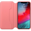 iPhone XS Max Leather Folio - Peony Pink2