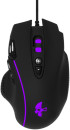 Проводная игровая мышь Jet.A XENOMORPH JA-GH36 чёрная (800-3200dpi, 8 кнопок, LED-подсветка, USB)3