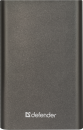 Внешний аккумулятор Power Bank 8000 мАч Defender ExtraLife темно-серый 836222