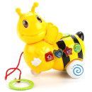 Каталка-пчелка Shantou Каталка - пчелка пластик со звуком разноцветный2