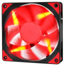 Вентилятор DEEPCOOL TF120 RED 120x120x26мм (PWM, 36шт./кор, эластичная  рамка, супертихий, красная LED подсветка, Fluid Dynamic Bearing) Retail BOX5