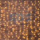 Гирлянда "Светодиодный Дождь"  1,5х1м, свечение с динамикой, прозрачный провод, 230 В, диоды ТЕПЛО-БЕЛЫЕ 235-025