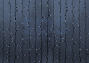 Гирлянда "Светодиодный Дождь" 2х9м, постоянное свечение, черный провод "КАУЧУК", 230 В,  диоды БЕЛЫЕ, 2200 LED