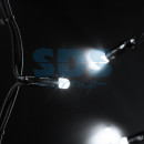 Гирлянда Айсикл (бахрома) светодиодный, 6,0 х 1,5 м, черный провод "КАУЧУК", 230 В, диоды белые, 240 LED NEON-NIGHT2