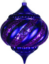 Елочная фигура "Лампа", 20 см, цвет фиолетовый