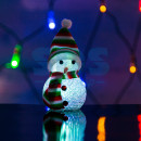 Фигура светодиодная "Снеговик" 10см, RGB3