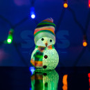 Фигура светодиодная "Снеговик" 10см, RGB4