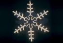 Фигура "Большая Снежинка" цвет тепло-белый, размер 95*95 см  NEON-NIGHT2